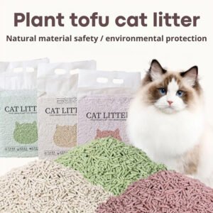 Premium Corn-Based Tofu Cat Litter